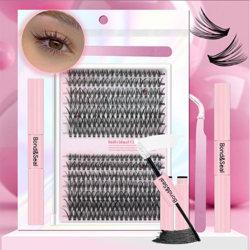 Cluster Eyelash Wholesale Lash Clusters Private Label Band Segment Eyelashes Diy Lash Extension Kit