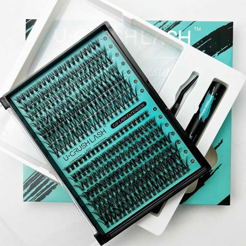 Lash New Design 20D 30D 40D Individual Lashes Cluster Pestaas Faux Mink Lashes Extension Kit Clusters