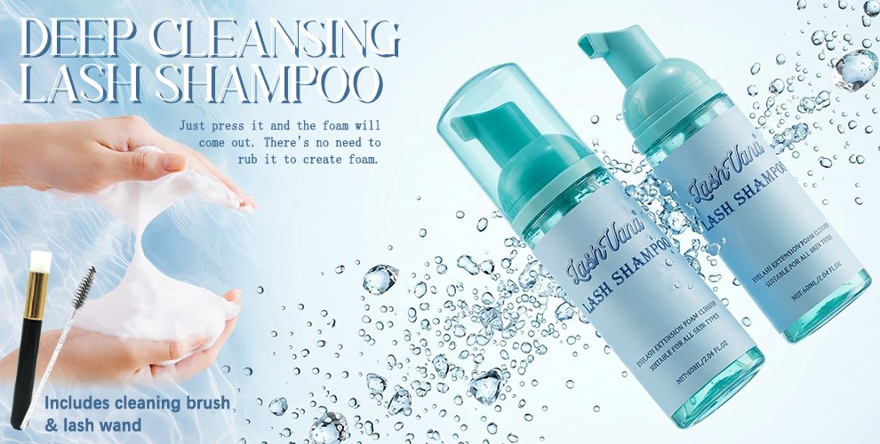 Deep Cleansing Lash Shampoo with Brush
