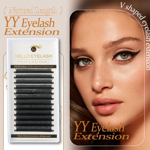 YY Lash Extensions V-Shaped Natural Length Lashes