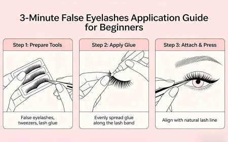 3-Minute False Eyelashes Tutorial for Beginners