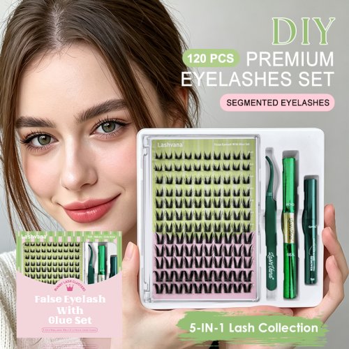 120 PCS Lash Clusters Set for DIY Lash Extensions