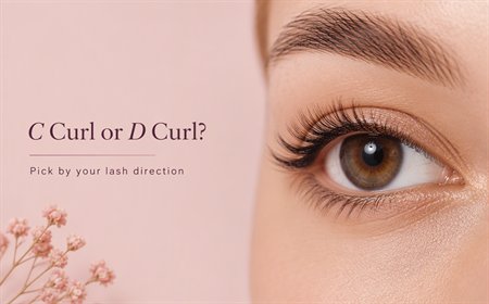 C Curl vs D Curl Lash Clusters: How to Choose