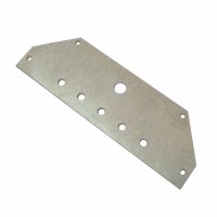 Custom Mounting Plate Furniture Aluminum Protecting Wooden Kitchen Cabinet Door Side Plate Repair Piece Plate