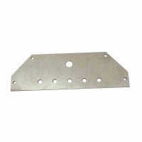 Custom Mounting Plate Furniture Aluminum Protecting Wooden Kitchen Cabinet Door Side Plate Repair Piece Plate