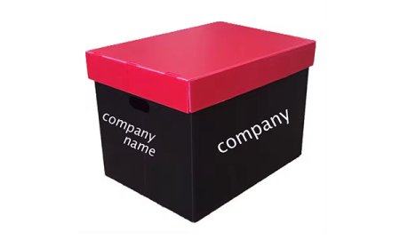 Caja/contenedor de plástico corrugado