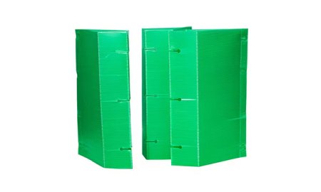 Protectores de árboles de plástico corrugado