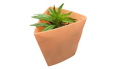 Protectores de árboles de plástico corrugado