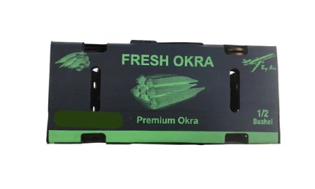 Caja de plástico corrugado para verduras