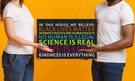 Letrero para jardín de coroplast tratado con Fram Carona y anti-UVA