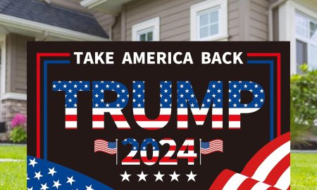 cartel de campaña de trump para jardín cartel de jardín personalizado