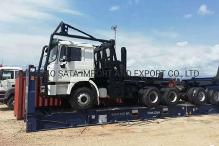 Shacman Log Transport Flatbed Semi Trailer