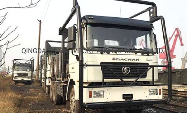 Shacman Cummins Engine Log Transportation Trailer Truck 