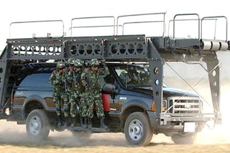 Military Police MARS Anti-Riot Assault Cimbing Ladder Vehicle
