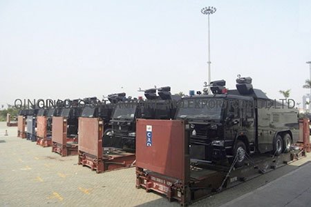 HOWO 8ton Police Anti Riot Water Cannon Truck