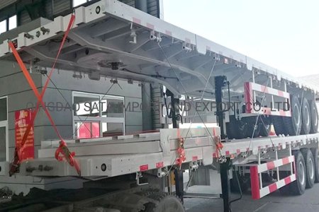 Container Shipping Flatbed Semi Trailer