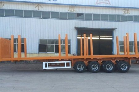 Flatbed Wood Log Trailer