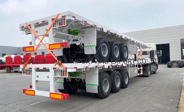 Container Shipping Flatbed Semi Trailer