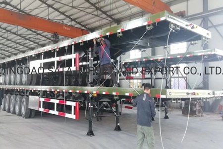 Flatbed Semi Trailer Truck