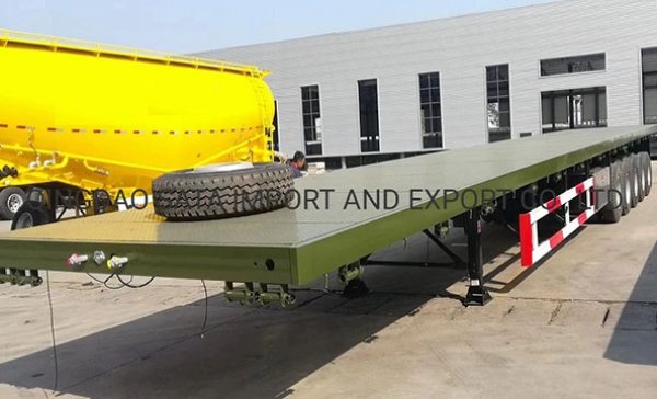 Flatbed Semi Trailer Truck