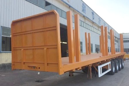 Flatbed Wood Log Trailer