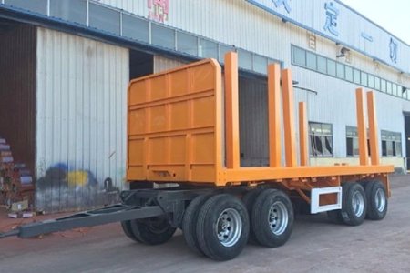 Flatbed Wood Log Trailer