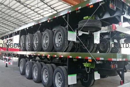 Flatbed Semi Trailer Truck