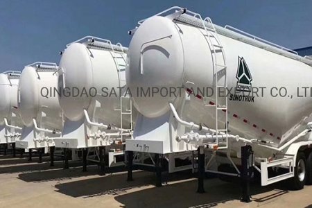 Cement Bulk 50 Cubic Semi Trailer