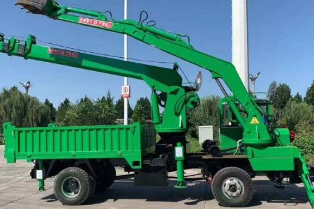 Integrated Multifunctional Crane and Excavator