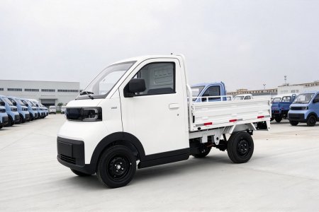 KT11 Electric Mini Cargo Flatbed Fence Truck With WVTA Certification (5)