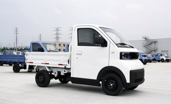 KT11 Electric Mini Cargo Flatbed Fence Truck With WVTA Certification