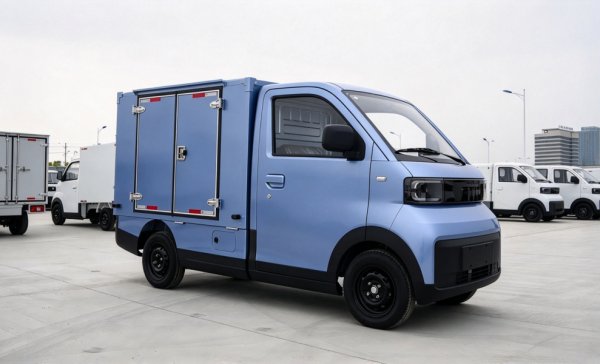KT11 electric mini cargo box truck, EU L6E L7E WVTA