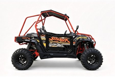 100 KM Range Battery Power UTV (3)