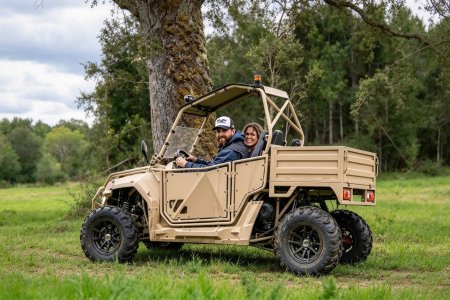 Off-road 2-seater UTV With Cargo Box For Farm Use (1)
