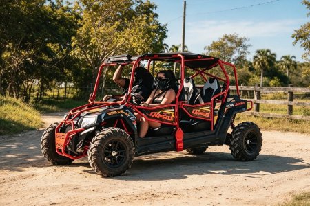 Double Row 4-seater 400cc UTV Off-road Recreation, Farm Use (4)
