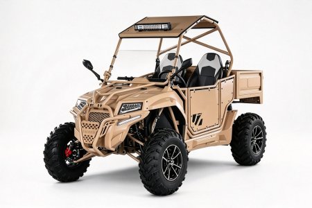 Off-road 2-seater UTV With Cargo Box For Farm Use (3)