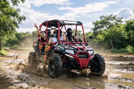 Double Row 4-seater 400cc UTV Off-road Recreation, Farm Use (2)