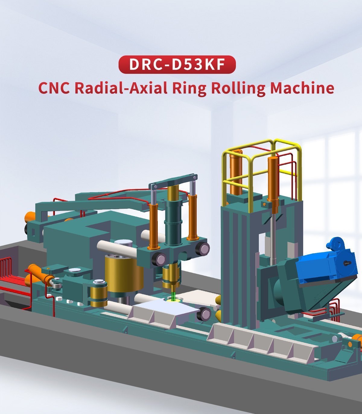 DRCD53KF CNC Radial Axial Ring Rolling Machine