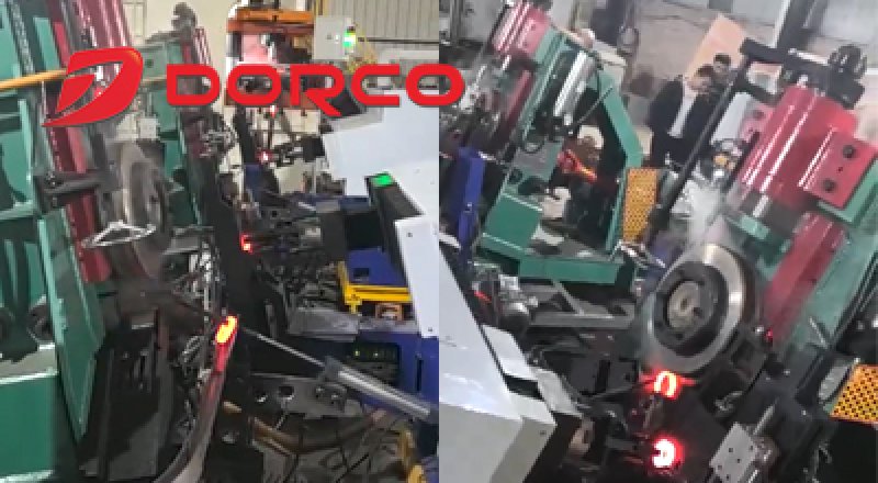 The rolling machine designed by Dorco for customers runs stably!