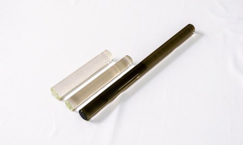 Clear crystal rod solid fused clear crystal smooth glass rod for lamp