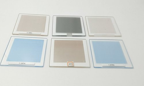 Low iron tempered silk screen colored double glass transparent BIPV glass print colored solar glass for greenhouse solar panel