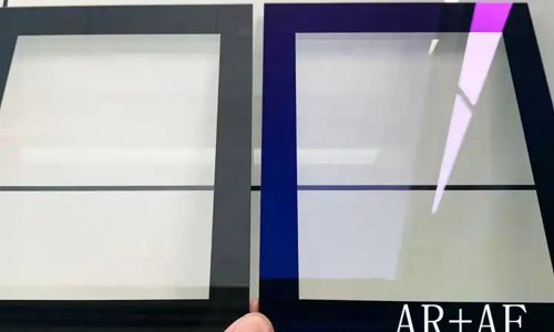 Customized AG AR AF coated glass For screen protector printed glass panels