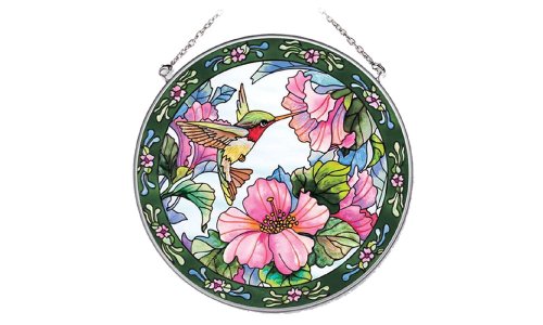 Colored glass decorations