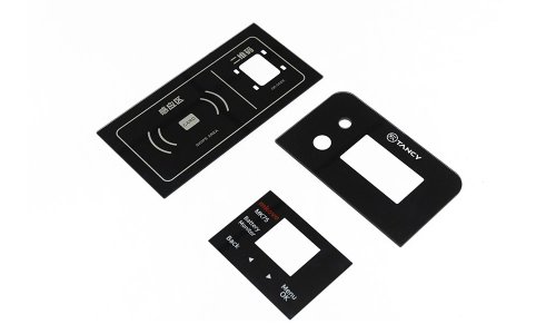 Intelligent Access Control System Front Tempered Touch Screen Glass For Card Reader