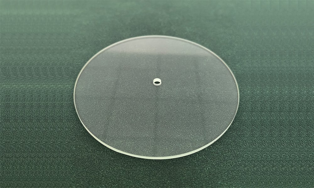 Borofloat Glass Sheet with Hole