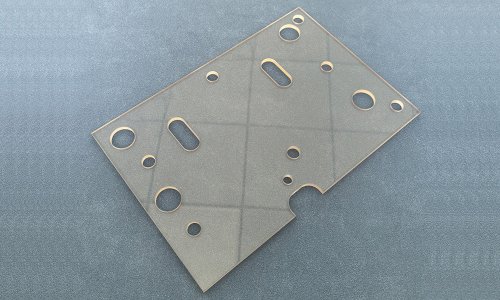 Punching Clear Ceramic Glass Drilling Robax Glass Sheet