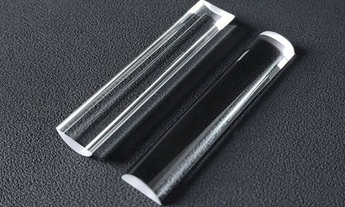 UVC Optical Sight Glass Quartz Rod Customized Half Fused Silica Glass Rods