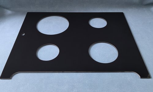 Punching Ceramic Glass Panel for Cooktop Drilling High Temperature Resistant Glass