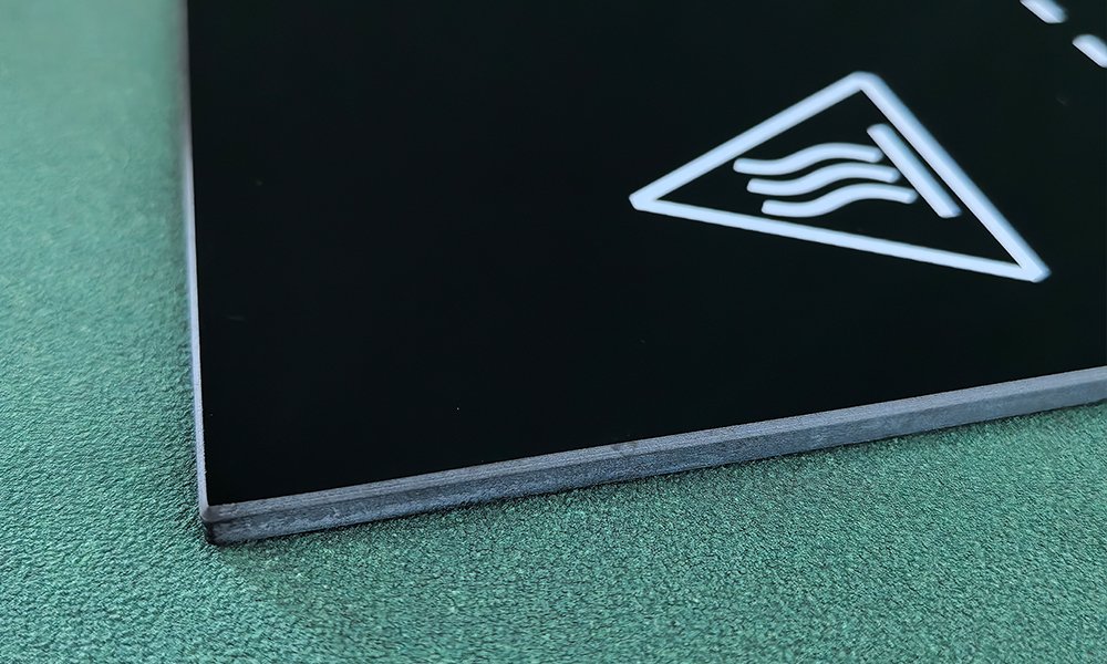 cooktop glass panel
