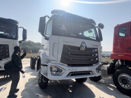 عميل صومالي يأتي إلى شاحنة SINOTRUK